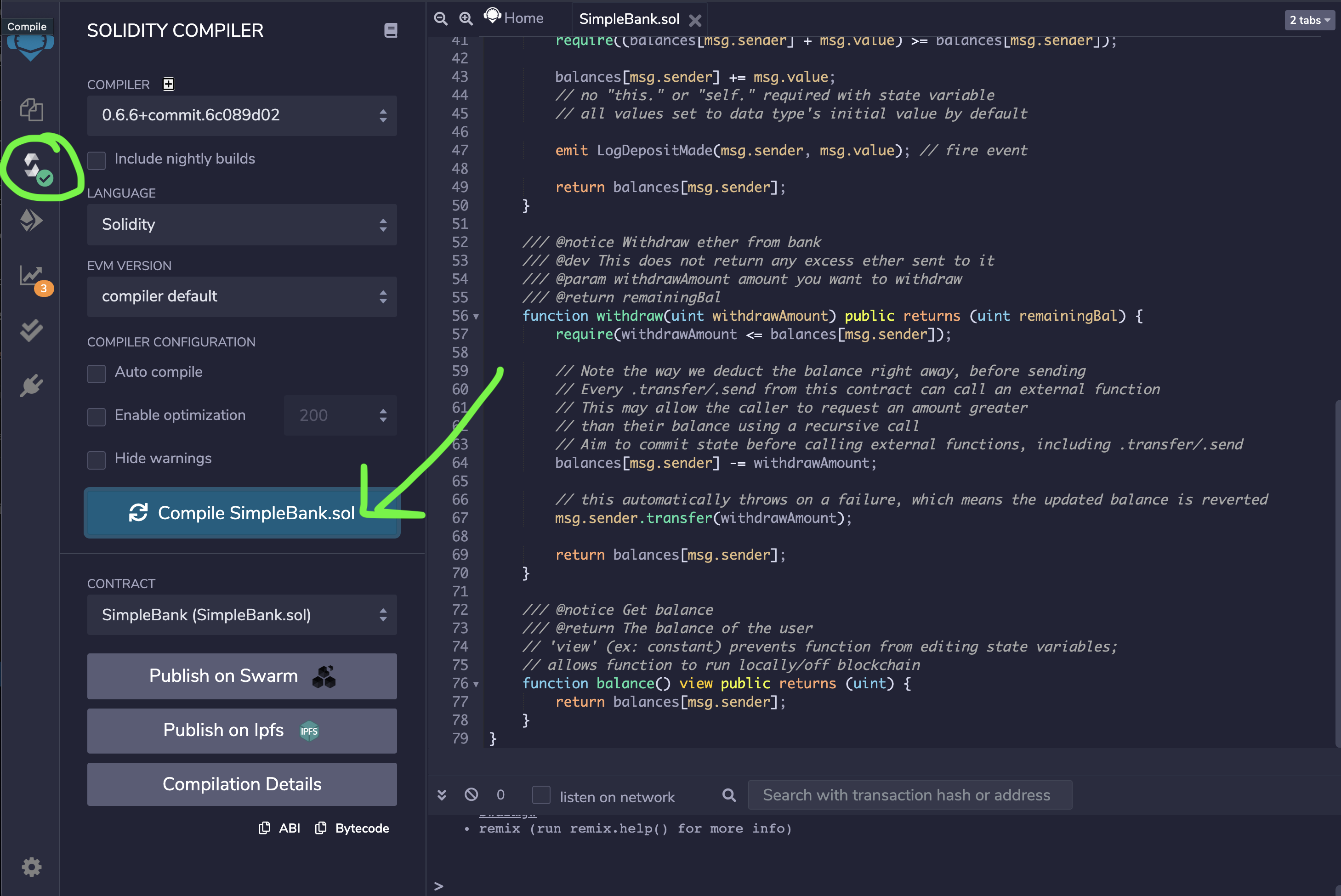 Solidity-compile